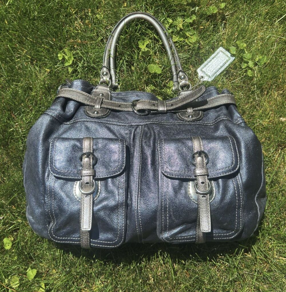 Coach Legacy Limited Edition XL North South Tote Metallic Belt Bag Y2K 13184